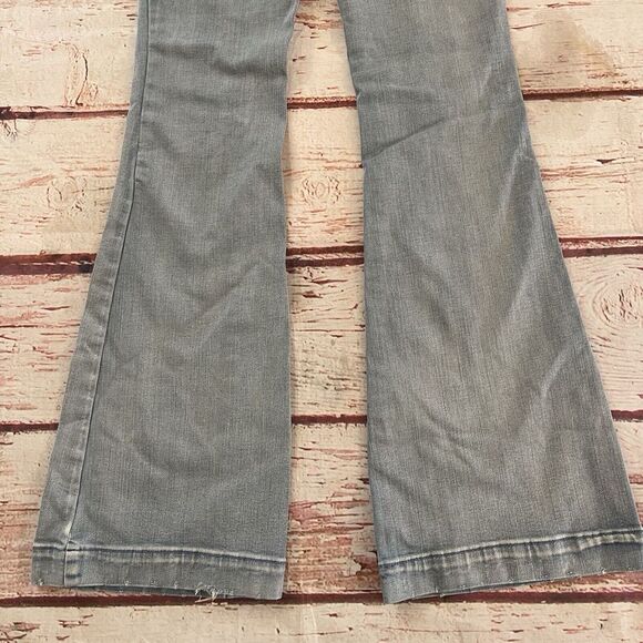 American Eagle Outfitters Super Stretch Flare Jeans Women's Size 0 Long - Picture 15 of 15